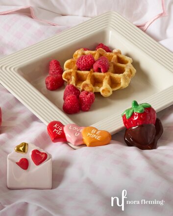 Image of Valentines Day Nora Fleming Mini Platter Ornaments