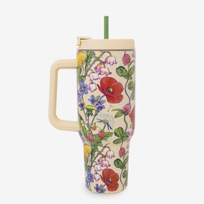 Image of Vera Bradley Stainless Steel XL Tumbler in All the Pretty Wildflowewrs