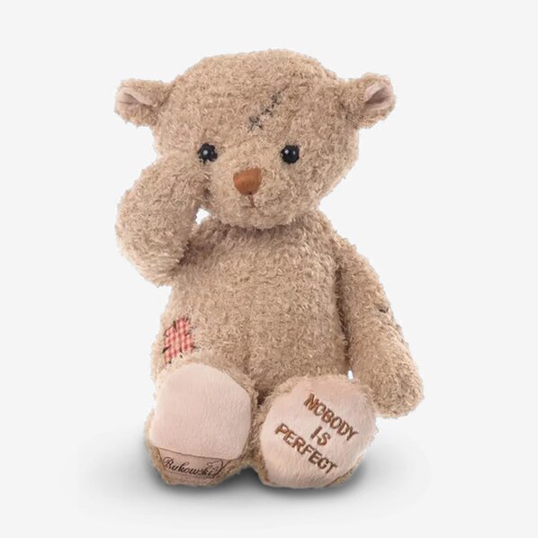 Image of Bukowski Nobody is Perfect Teddy Bear Plush Toy