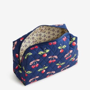 Image of Vera Bradley Medium Cosmetic Bag in Cherry Picking