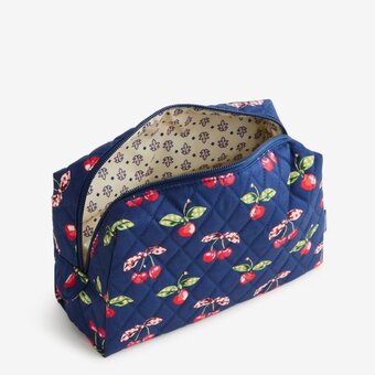 Image of Vera Bradley Medium Cosmetic Bag in Cherry Picking