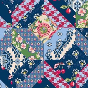 Image of Vera Bradley Trellis Patchwork Print