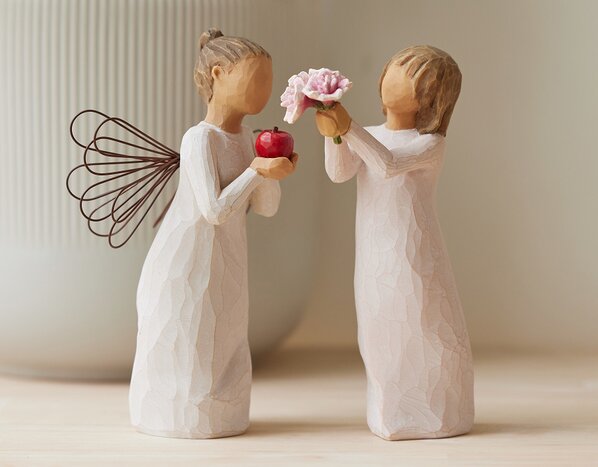 Image of Willow Tree You're the Best! and Thank You Figurines