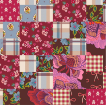 Image of Vera Bradley Festive Check Patchwork Print