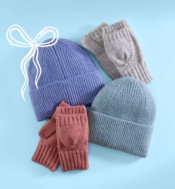 Image of beanies and gloves 