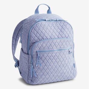 Image of Vera Bradley Large Bancroft Backpack in Blue Chambray