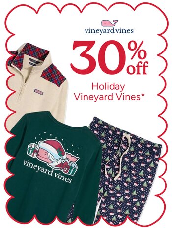 30% off holiday vineyard vines*