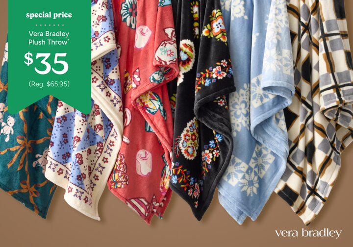 Vera Bradley tote bags sitting under a Christmas tree