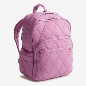 Image of Vera Bradley Large Bancroft Backpack in Blue Chambray