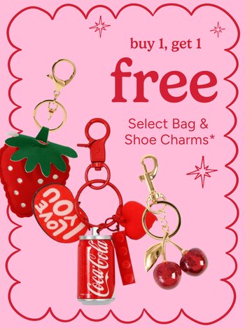 buy 1 get 1 free | select bag & shoe charms*