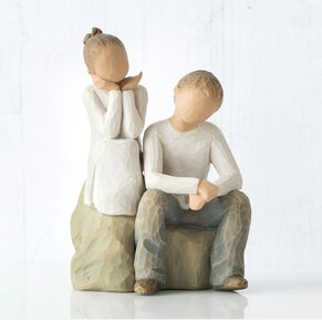 Image of Willow Tree Brother and Sister Figurine