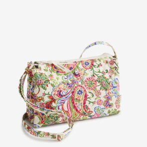 Image of Vera Bradley Shell Crossbody in Vibrant Paisley