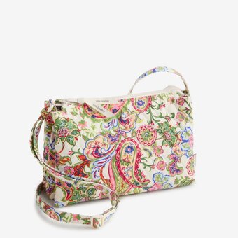 Image of Vera Bradley Shell Crossbody in Vibrant Paisley