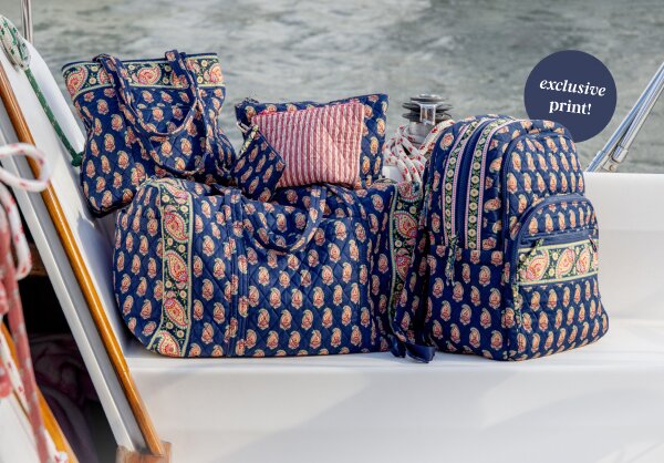 Vera Bradley Flowering Paisley Collection