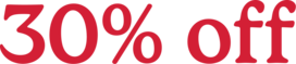 30% off