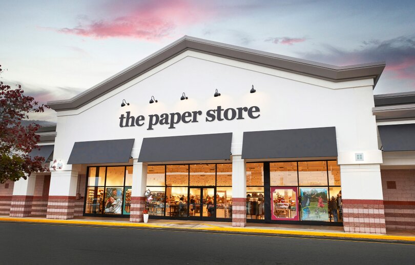 Image of a The Paper Store storefront 