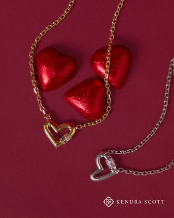 Image of Valentine's hearts Kendra Scott necklaces