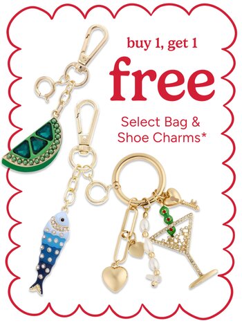 buy 1 get 1 free | select bag & shoe charms*