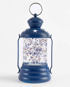 Legacy & Main Americana LED Glitter Lantern