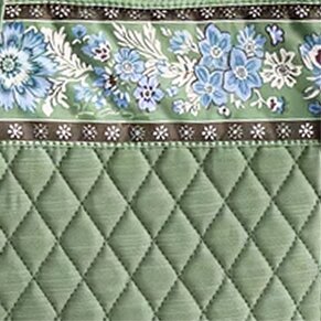 Image of Vera Bradley Vinyeard Green Chambray Swatch
