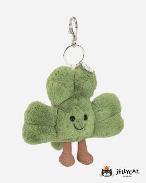 Image of Jellycat Amusebales Siofra Shamrock Bag Charm