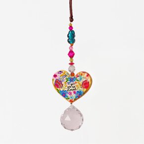 Image of a Natural Life You Are So Loved Sun Catcher Car Charm