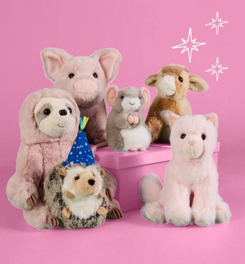 Image of plush stuffed animals 