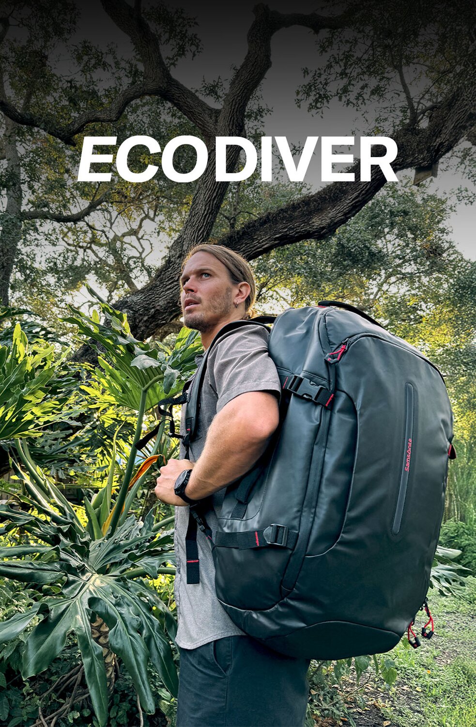 Mochila negra ecodiver