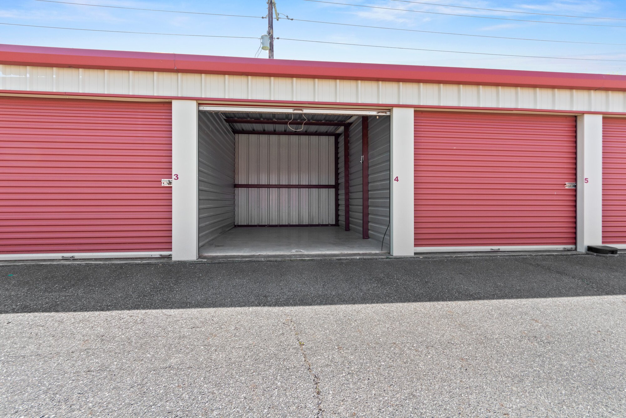 5 by 10 foot storage unit