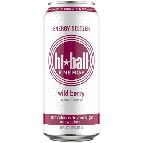 HiBall Wild Berry Energy Drink