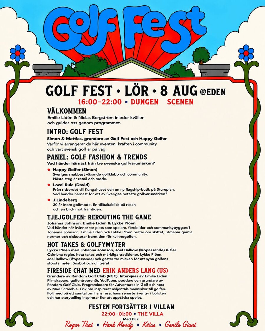 Golf Fest 2026 – program