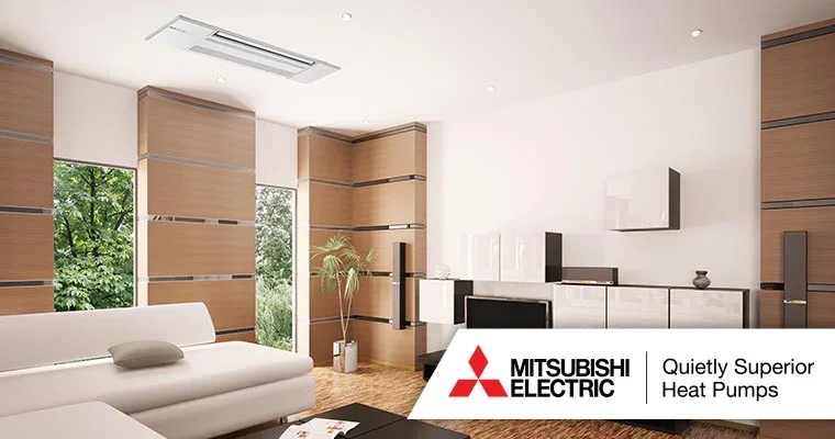 MLZ-KP50VF-A1 + MAC-588IF-E One-way MLZ-50 Cassette Heat Pump with WI-FI