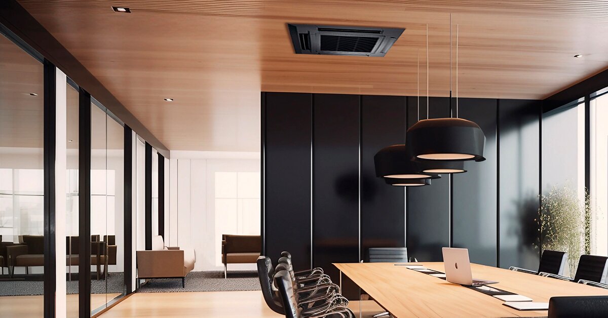 PLA-M71 PUZ Wired 4-Way Large Casette with Elevating Grille