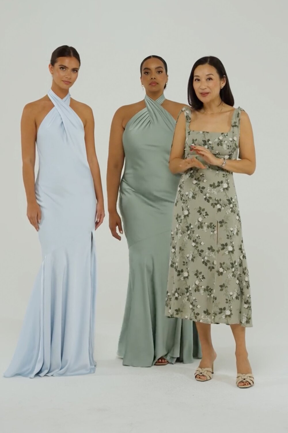 Stephanie Matte Satin Dress - Espresso