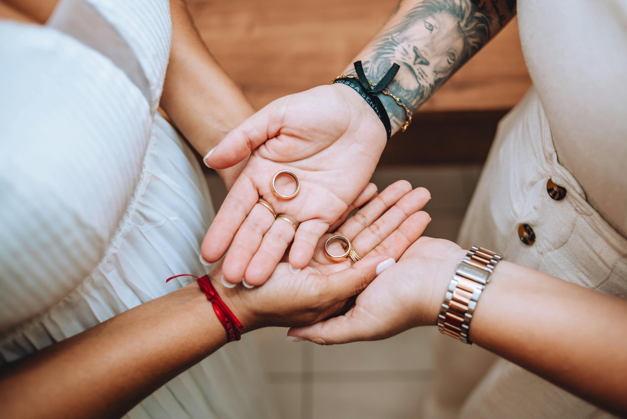 romantic wedding vow ceremony