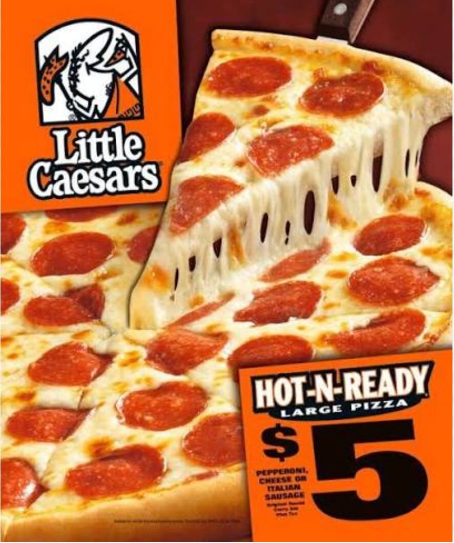 Little Caesars Hot-N-Ready pizza