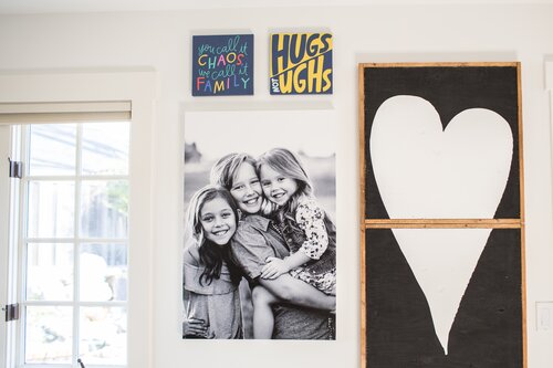 how to hang high pictures