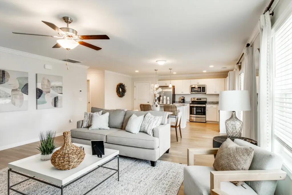 Kitchen and Living Room