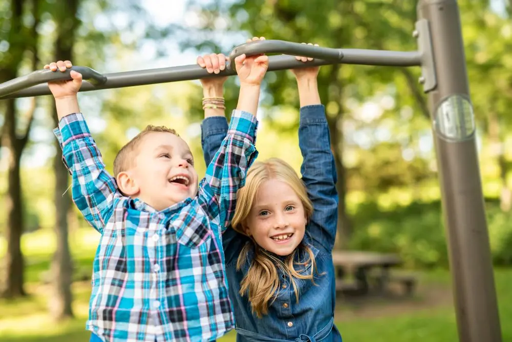 Kids on playground