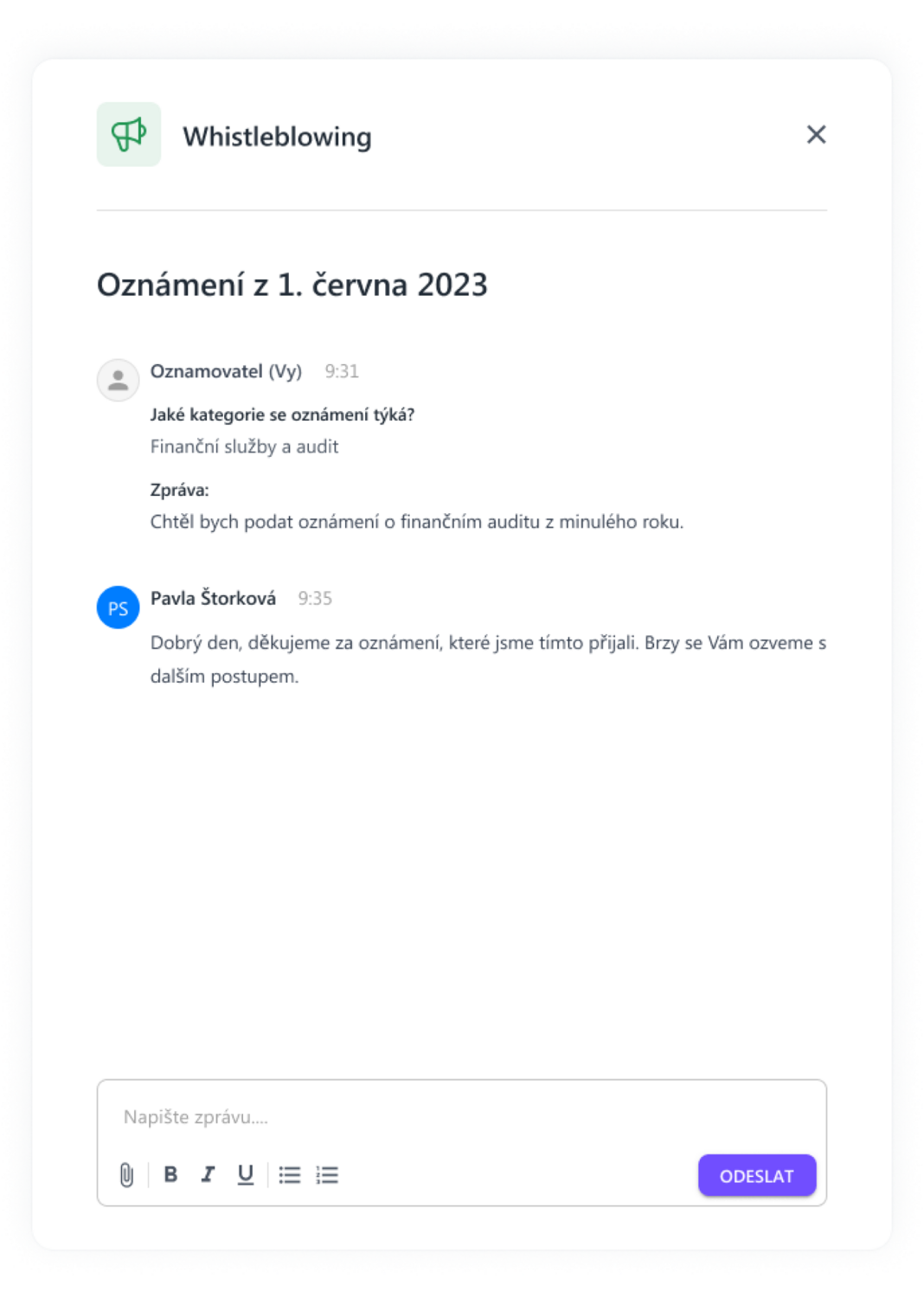 Komunikácia SafeTalk