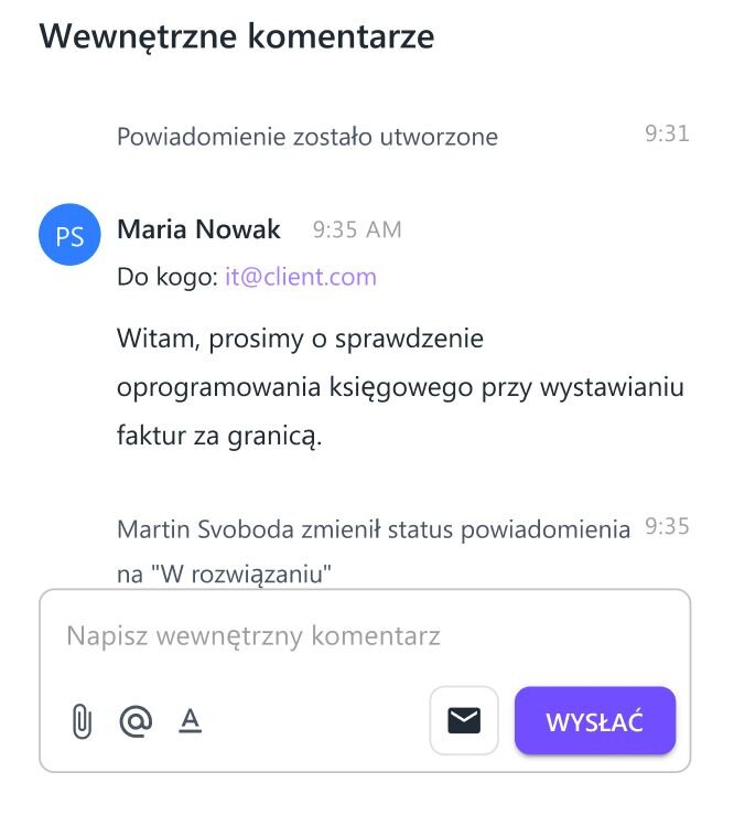 Uwagi wewnętrzne