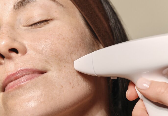 Woman receiving Skin Laundry Resurfacing Facial