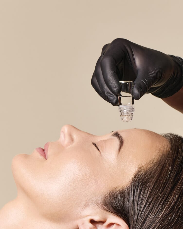 woman receiving skintox treatment