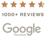over one thousand google reviews