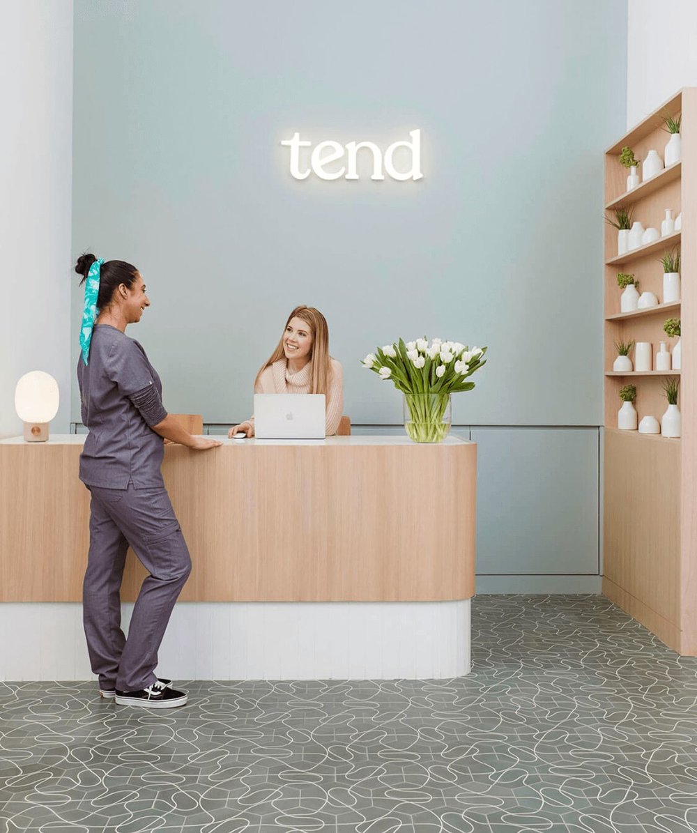 Tend front desk