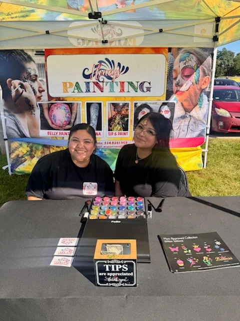Honey's Painting team at an event