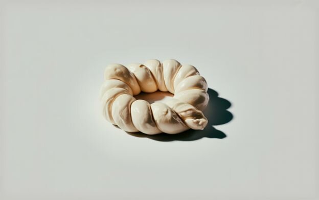 Part-skim mozzarella cheese twist a protein-rich, low-calorie snack option for muscle support and satiety