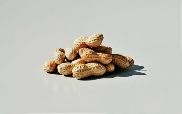 Dry roasted peanuts, a protein-packed snack under 100 calories for sustained energy and satiety