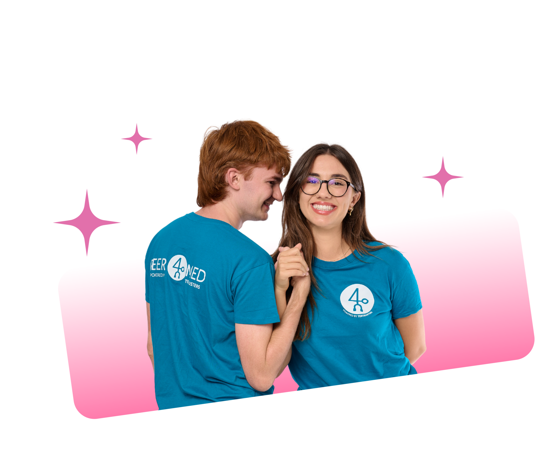 Team Peer4Med sorridente - supporto umano per il test SSM