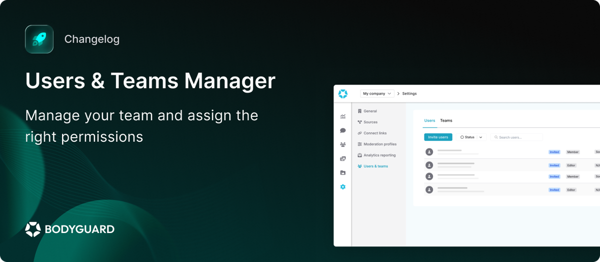 User & Team Manager